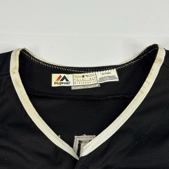 Majestic Miami Marlins Jose Fernandez Stitched Baseball Jersey Cool Base Mens XL - Picture 6 of 7